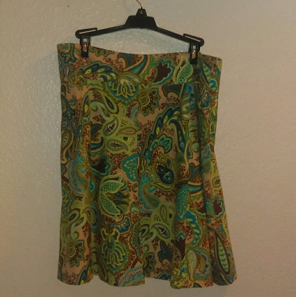 Mix It Stretch Paisley print skirt